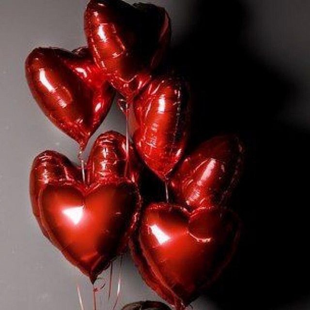 Шар Сердце Red