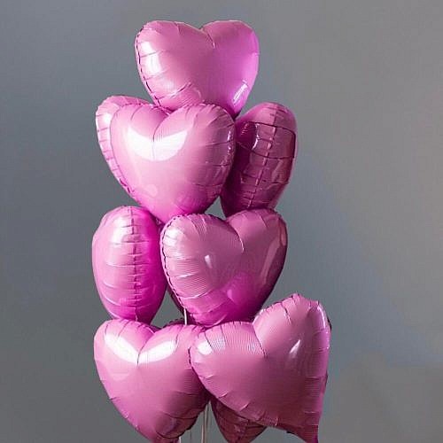 Шары сердце 11 штук