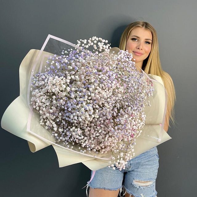 Букет из гипсофилы белой
