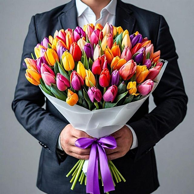 101 тюльпан микс
